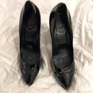 Roger Vivier Black Patent Leather Heel